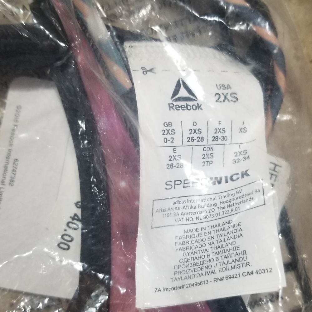 💋💋NWT Reebok Sports Bra💋💋 - Picture 5 of 5